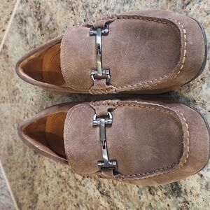 Men's Vionic Mason 566 Slip on Driving Moc Brown Suede Size 8.5